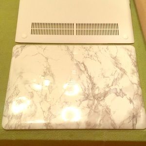 Mac marble plastic cover